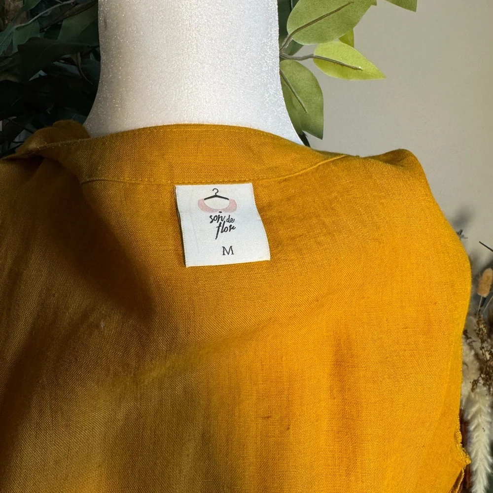 Son de Flor Mustard Maxi Dress - Picture 2 of 3